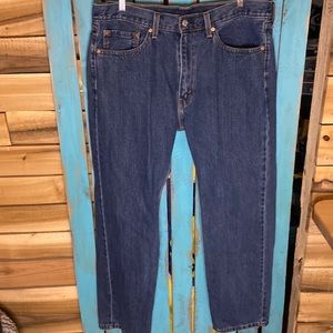 Levi’s 505 jeans size 36x30 cotton fabric red tab